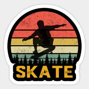 Skate Skateboarder Gift Skateboard Sticker